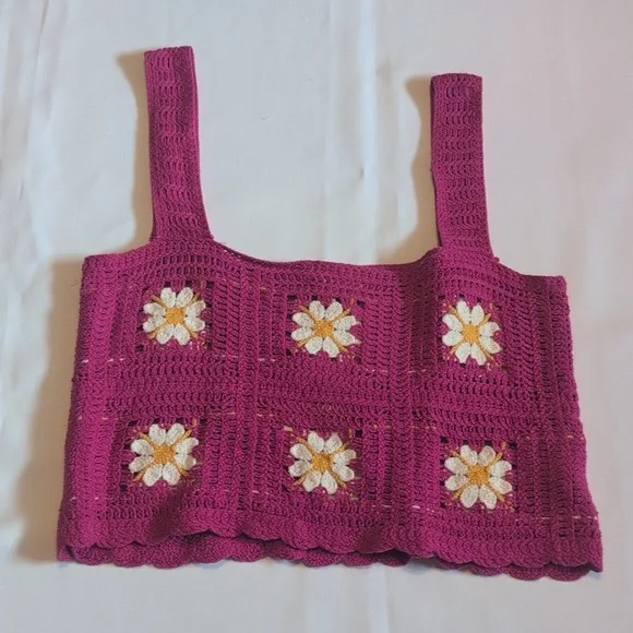 Rebellion Fuchsia Knit Skirt And Top Set - Picture 3 of 8